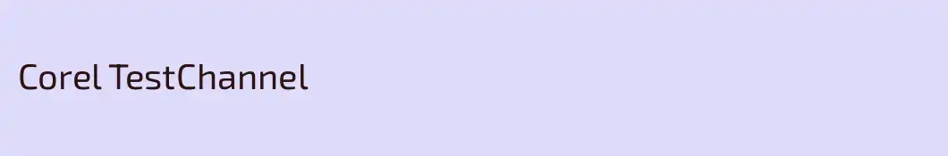Corel TestChannel